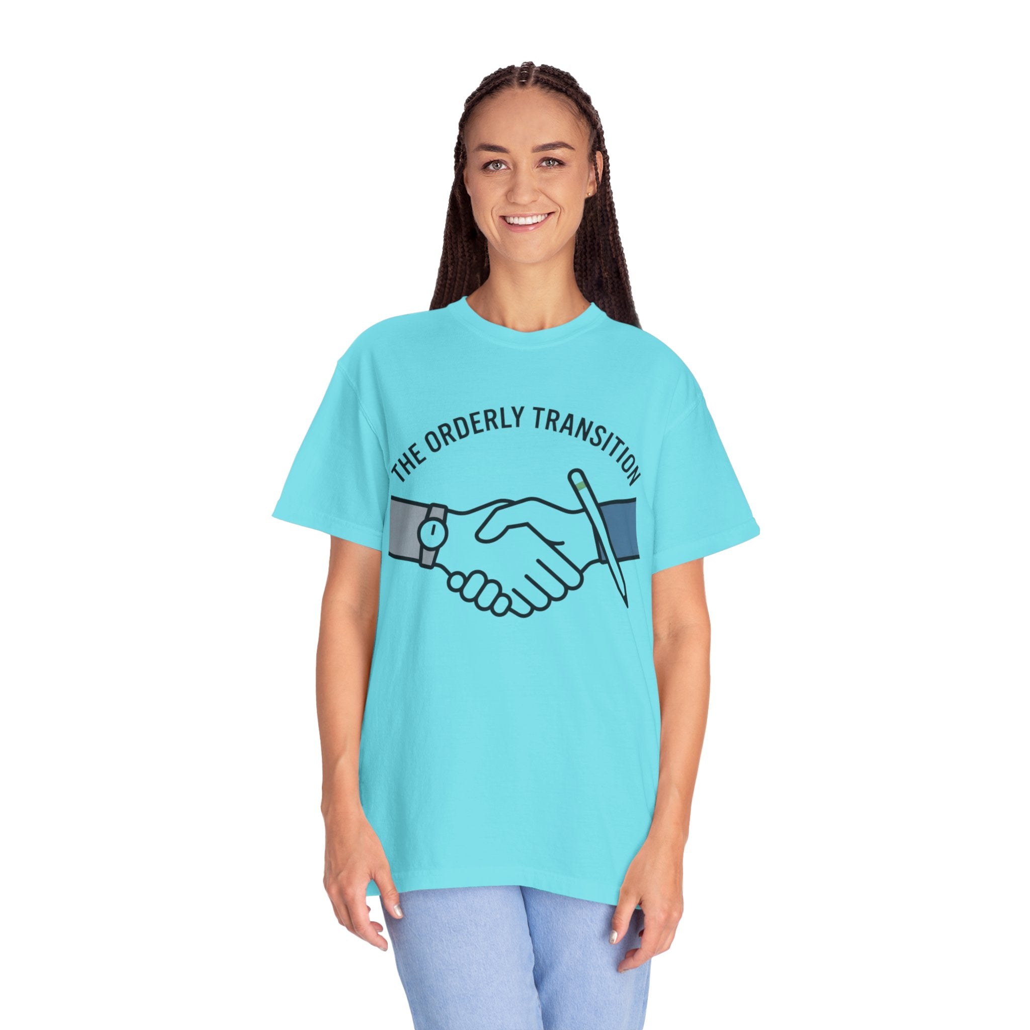 "Orderly Transition" Unisex Garment-Dyed Tee
