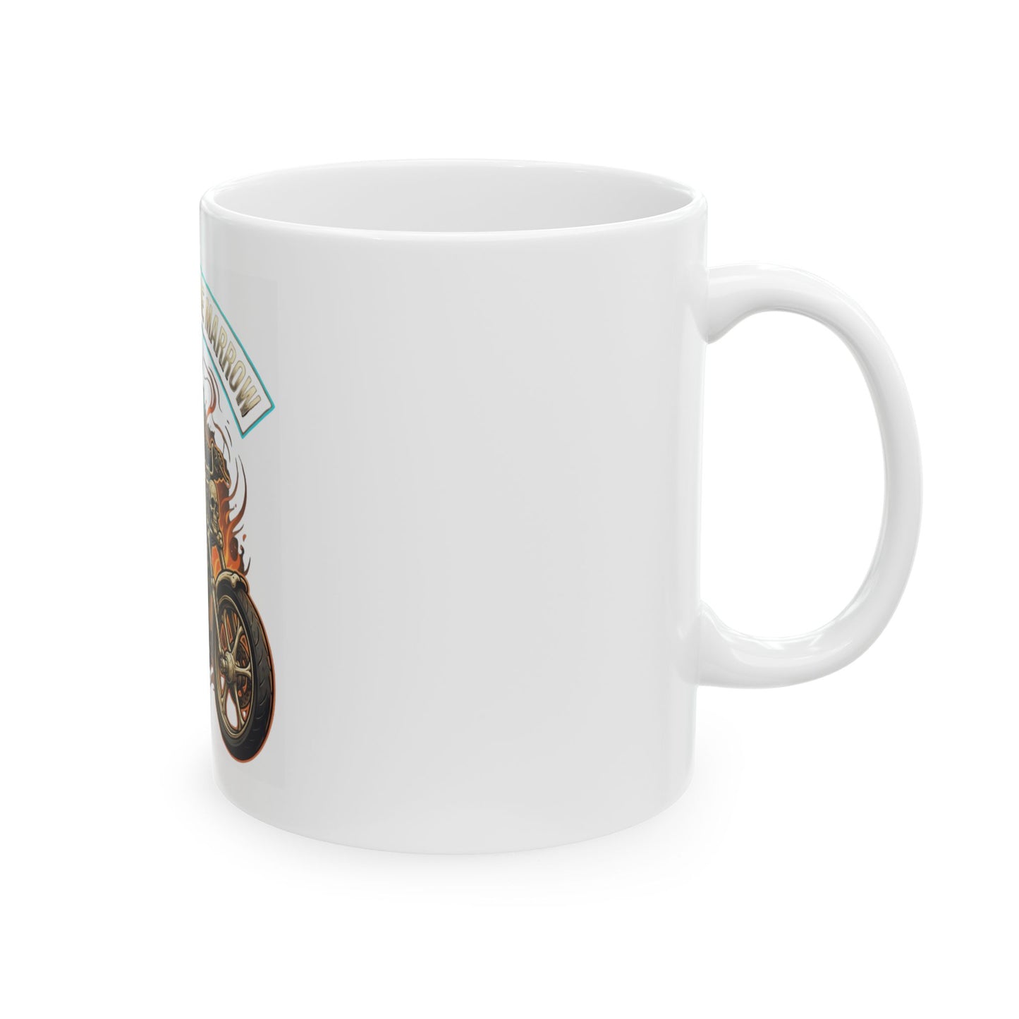 "Bad to the Bone Marrow" White Ceramic Mug