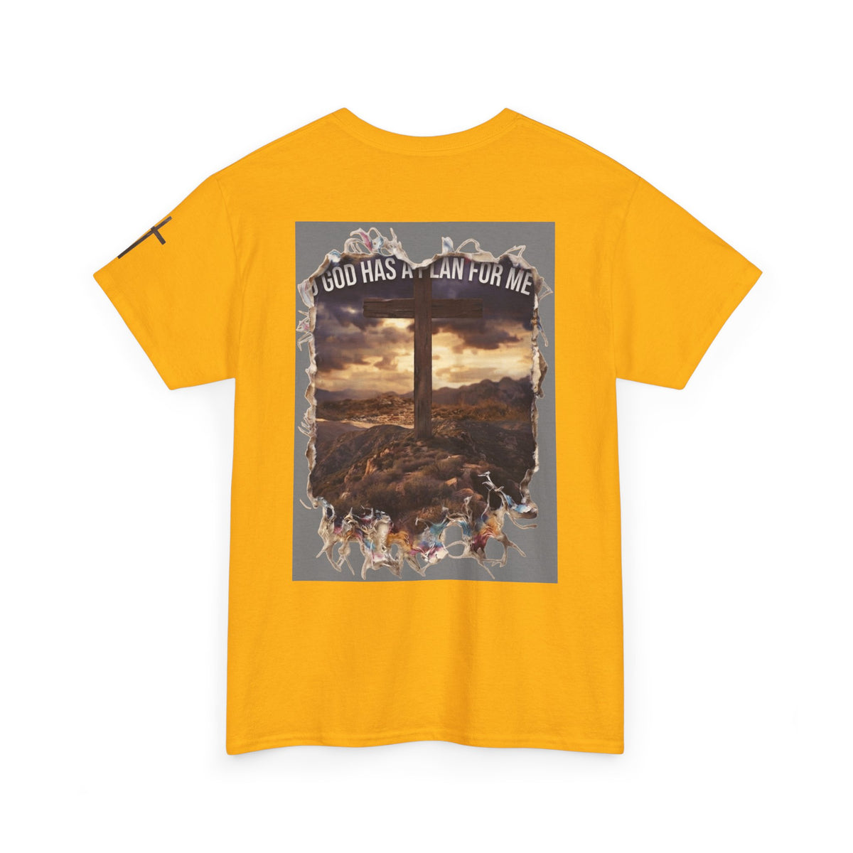 "God Has A Plan For Me" Premium Graphic Tee