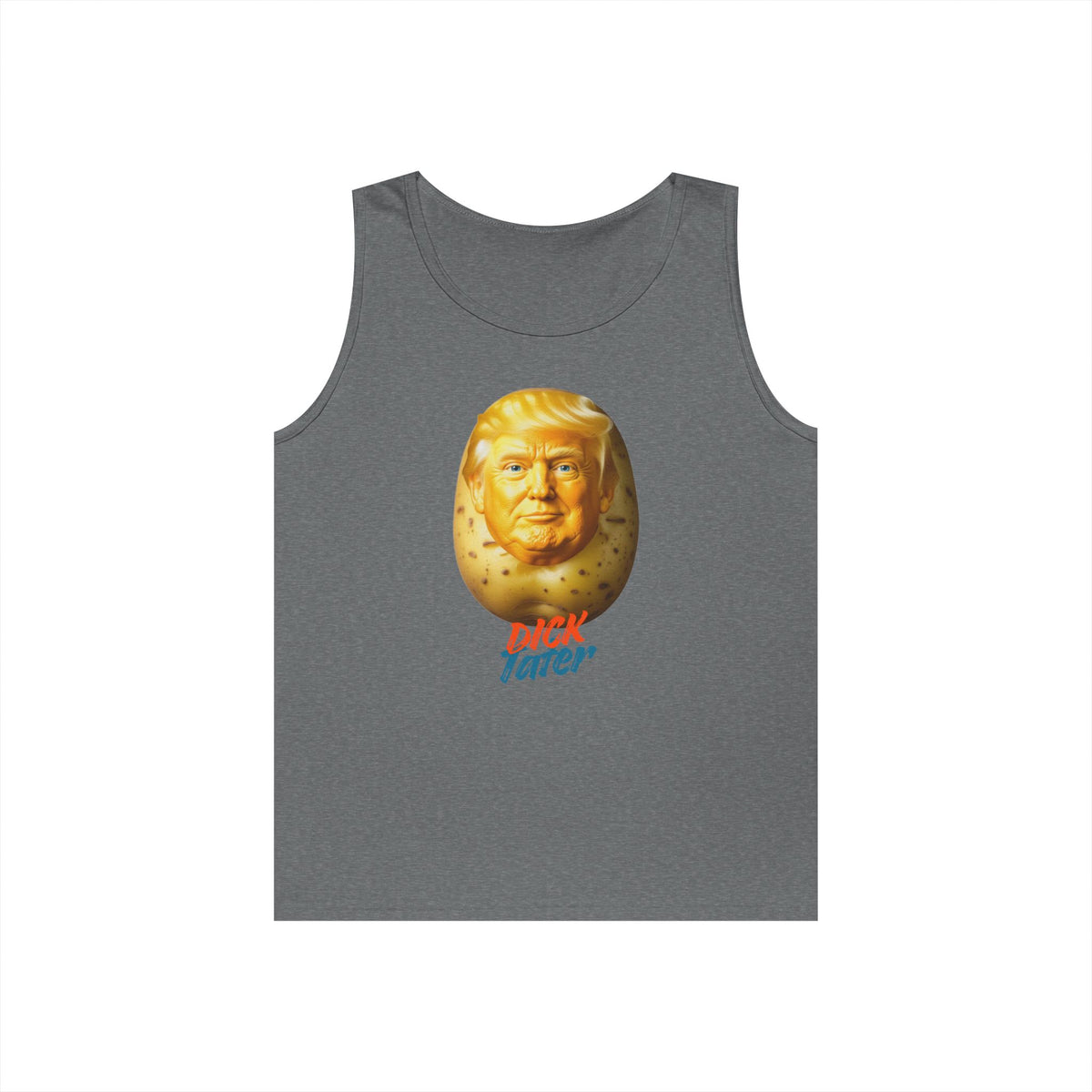 Color: Graphite Heather | Dick Tater Tank Top