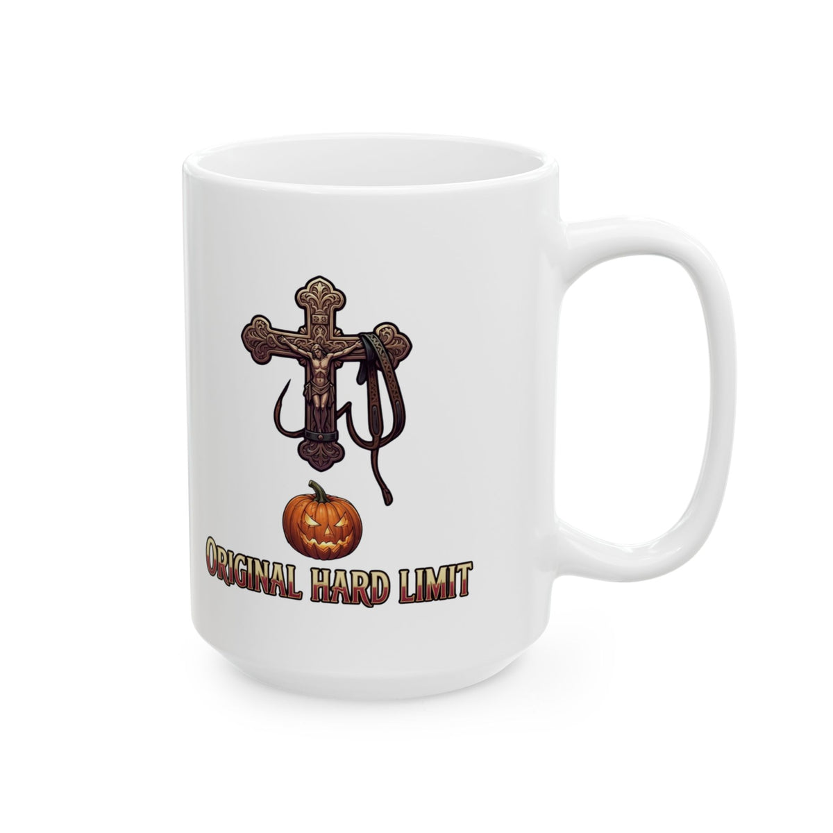 "Original Hard Limit" White Ceramic Mug — Graphic