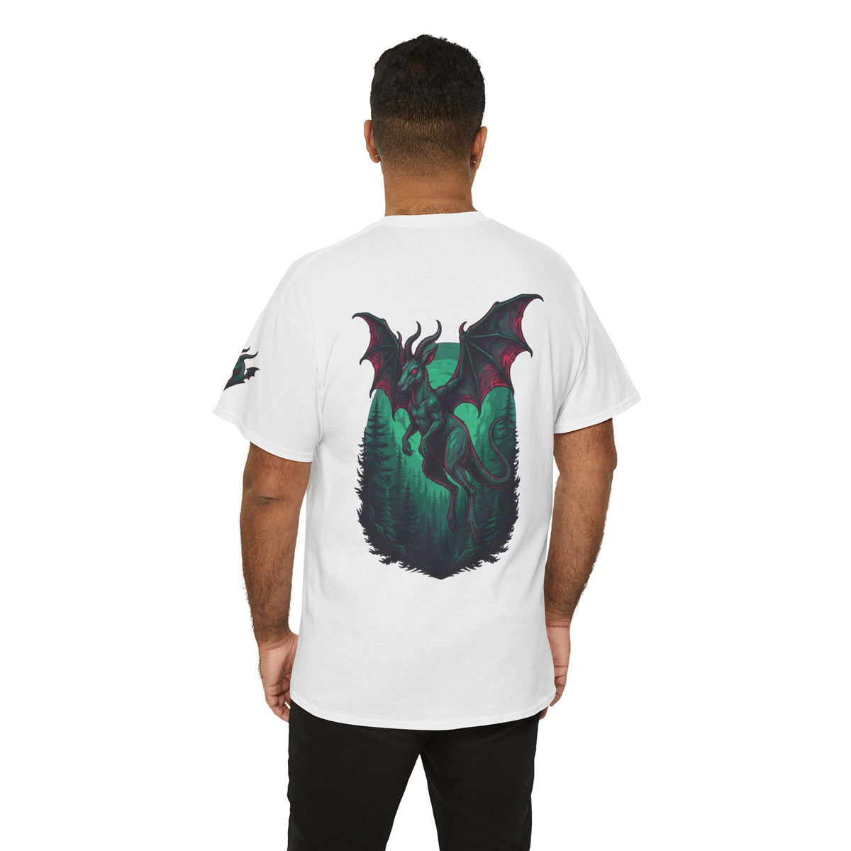 Color: White | The Jersey Devil (New Jersey, USA) Premium Graphic Tee