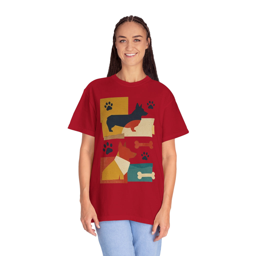 "Dogs and Bones" Unisex Garment-Dyed Tee