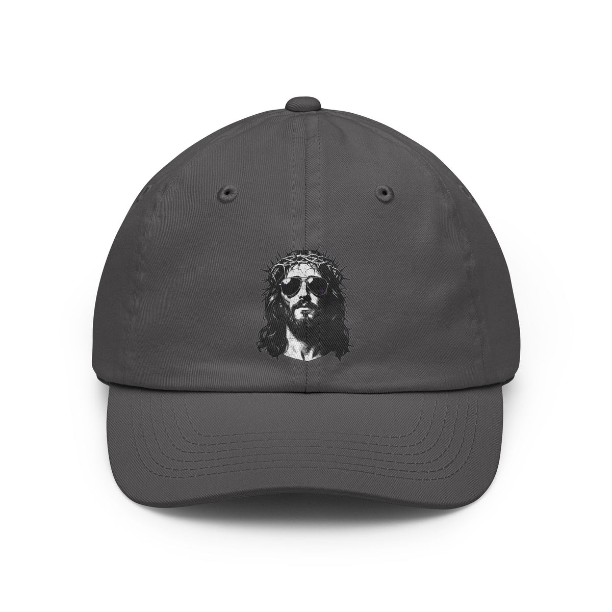 Color: Charcoal | Good Book Series - Son of A Virgin Dad Hat — Graphic