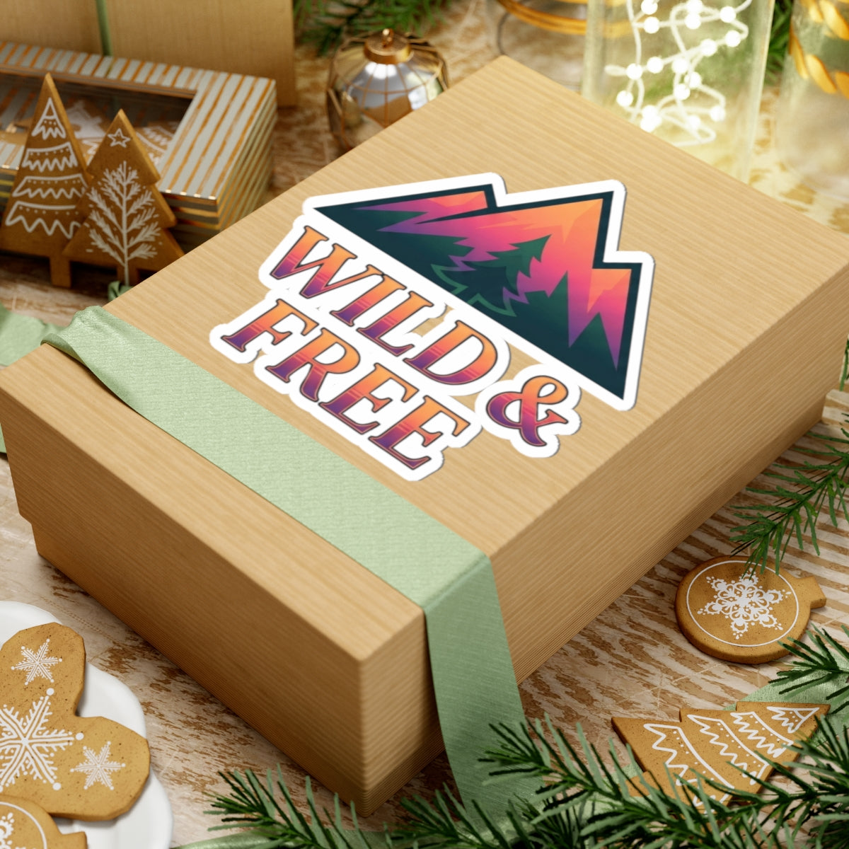 "Wild & Free" Sticker