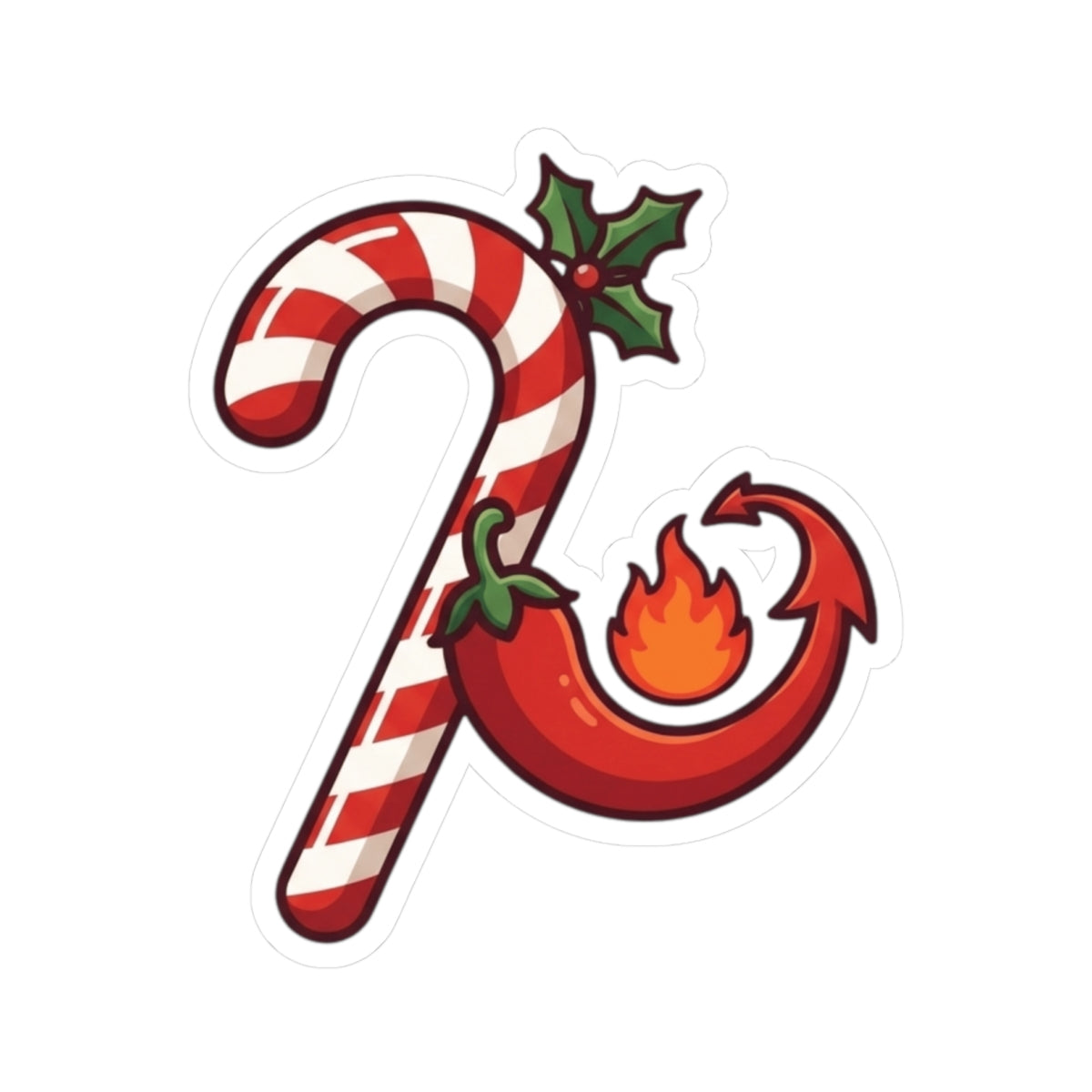 "May Your Days Be Merry and Spicy" Sticker