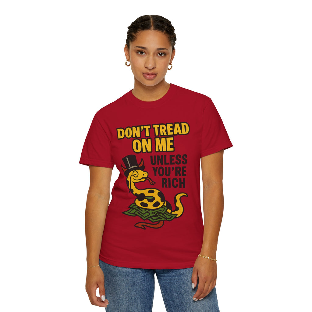 "Don't Tread On Me" Unisex Garment-Dyed T-shirt
