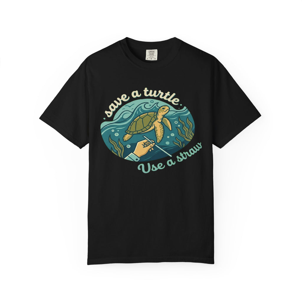 "Save a Turtle" Unisex Garment-Dyed Tee
