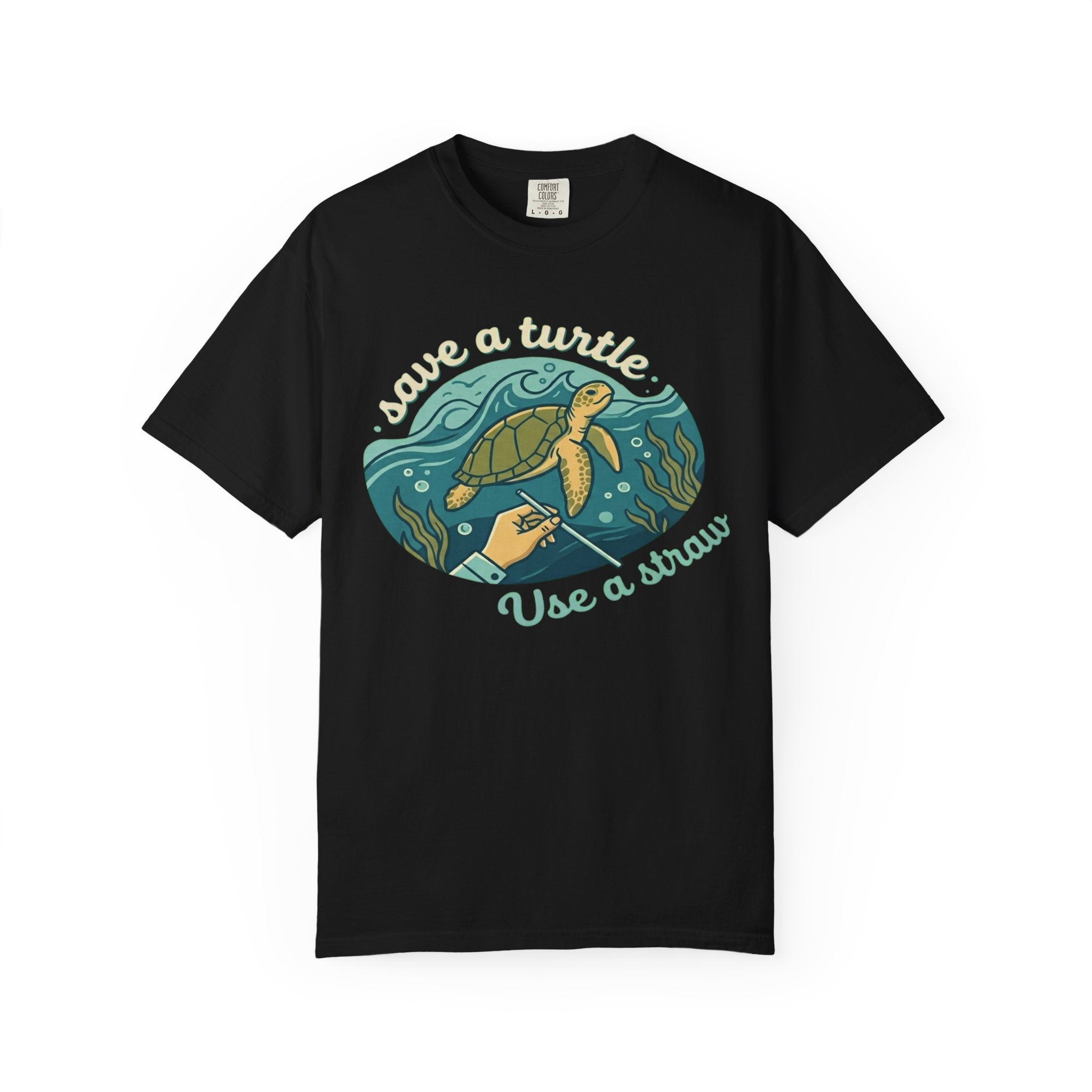 "Save a Turtle" Unisex Garment-Dyed Tee