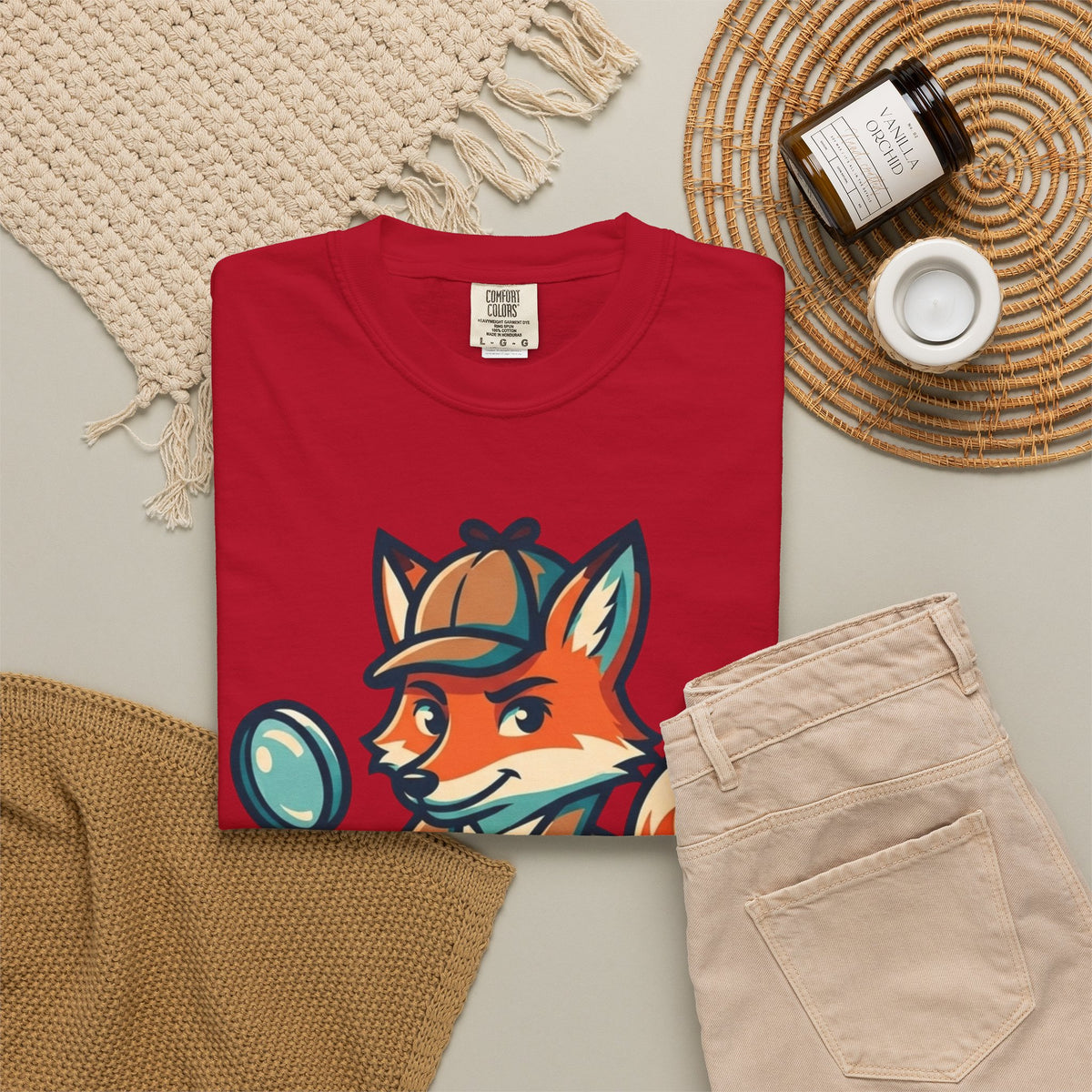 Fox Credible Unisex Garment-Dyed Tee