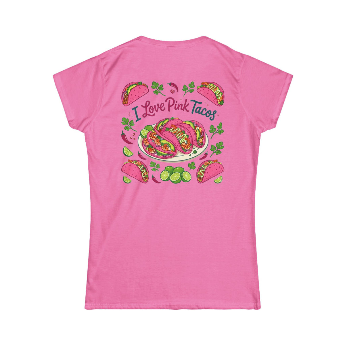 "I Love Pink Tacos" Women's Tee