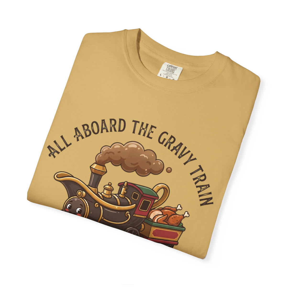 "Next Stop Food Coma" Unisex Garment-Dyed Tee
