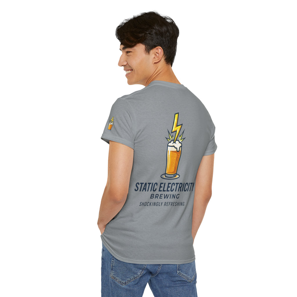 "Static Electricity Brewing" Premium Graphic Tee