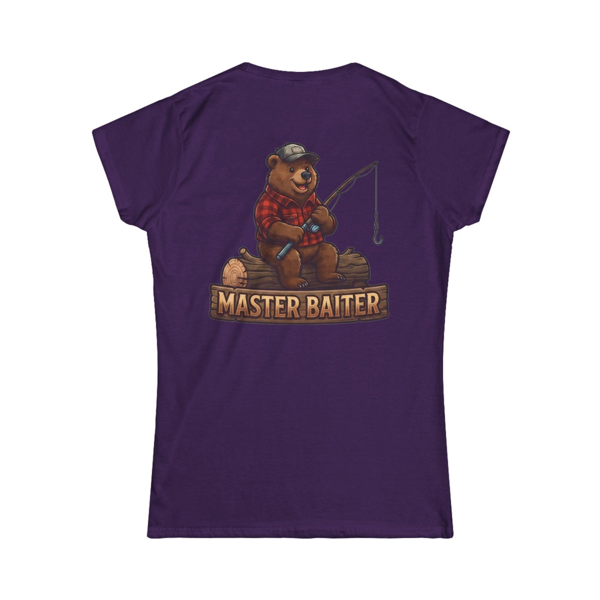 Color: Purple | Bear Master Baiter Women's Tee