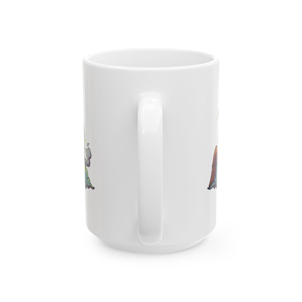 "Hark The Herald Angels" White Ceramic Mug — Graphic