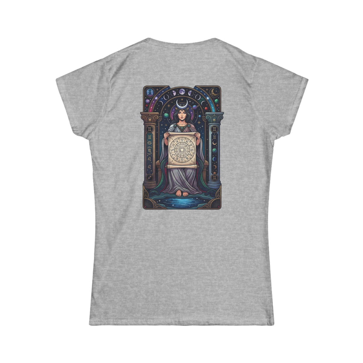"The Cosmic Tarot (High Priestess)" Women's Tee