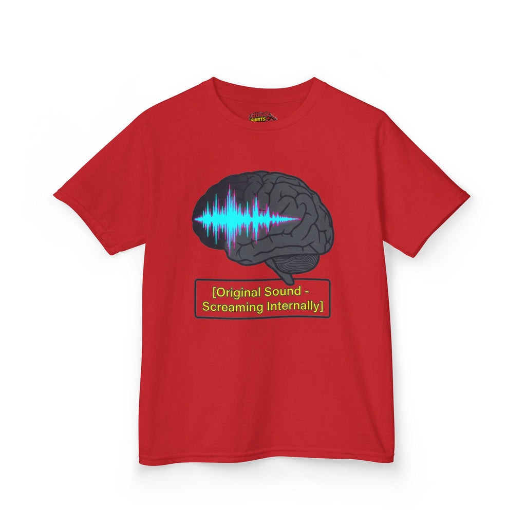 "Screaming Internally" Kids Tee