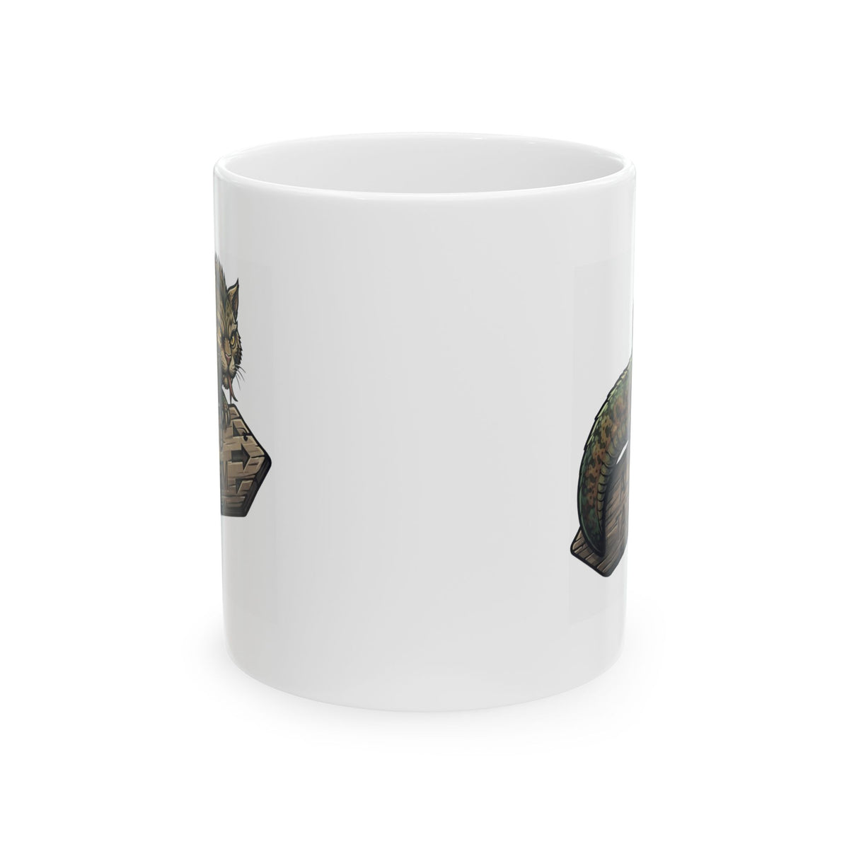 "Tatzelwurm (Alpine Europe)" White Ceramic Mug