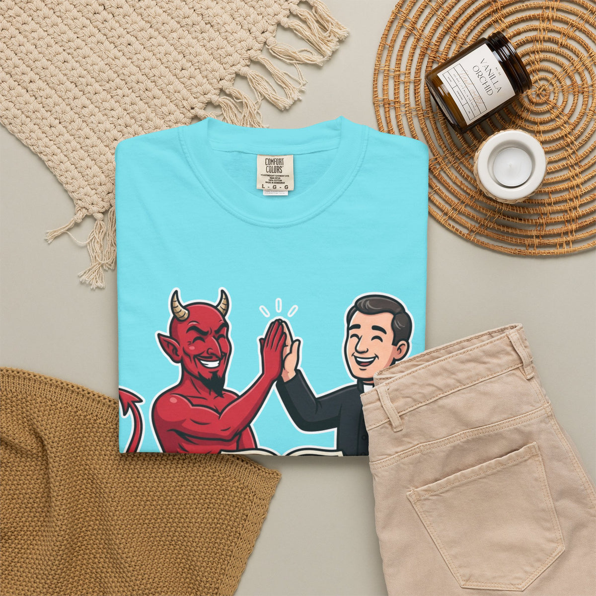 "Working For The Sweet Stuff" Unisex Garment-Dyed Tee