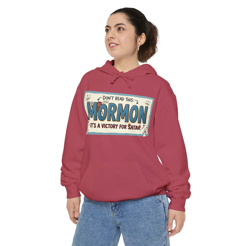 Devil's Dictionary: Mormon Edition | Garment-Dyed Hoodie — AttitudeShirts
