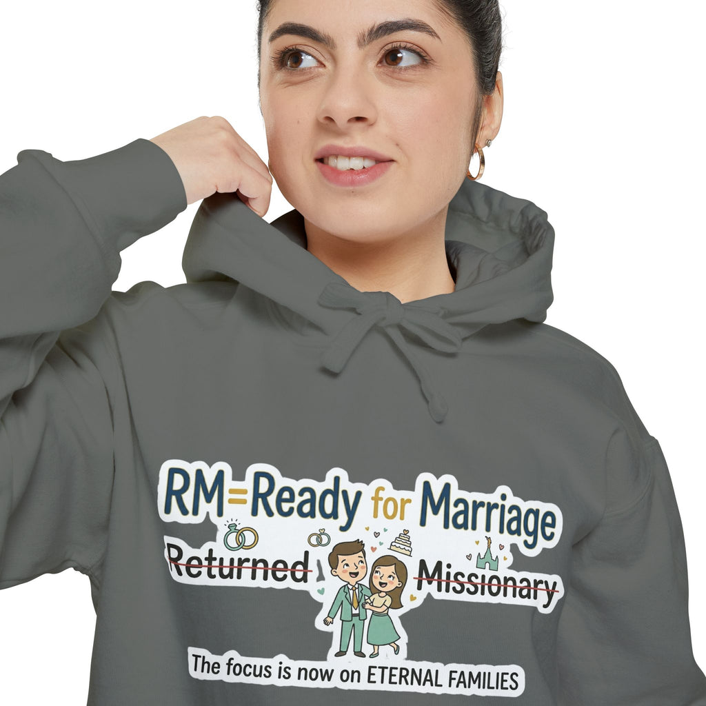 RM: Ready for Marriage (Probably Not) | Garment-Dyed Hoodie — AttitudeShirts