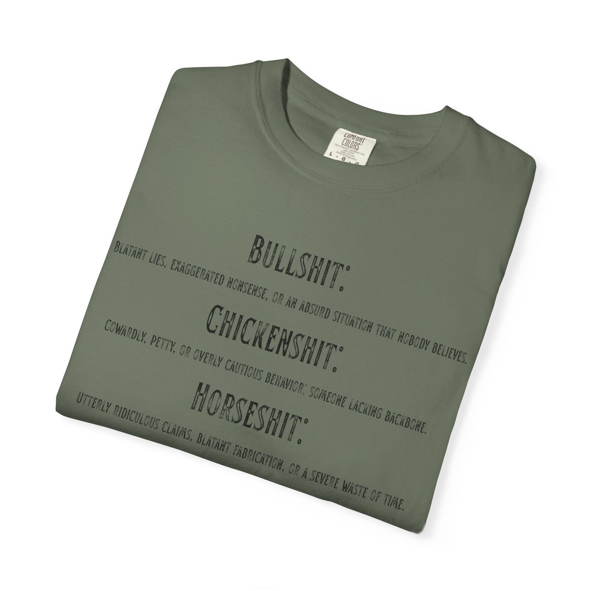 "Types of Shit" Unisex Garment-Dyed Tee