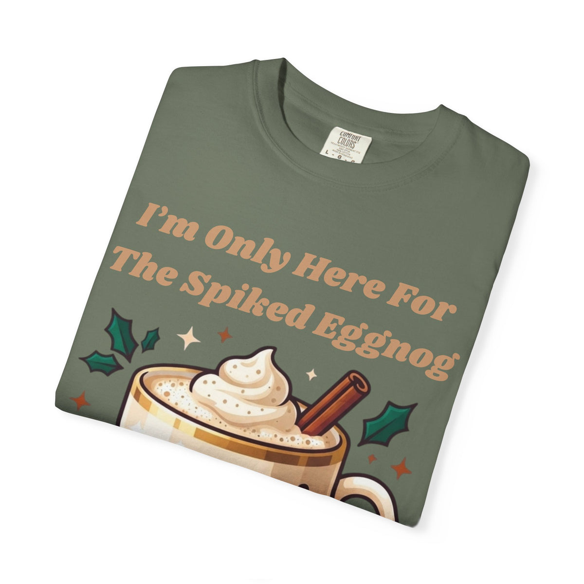 "Spiked Eggnog" Unisex Garment-Dyed Tee