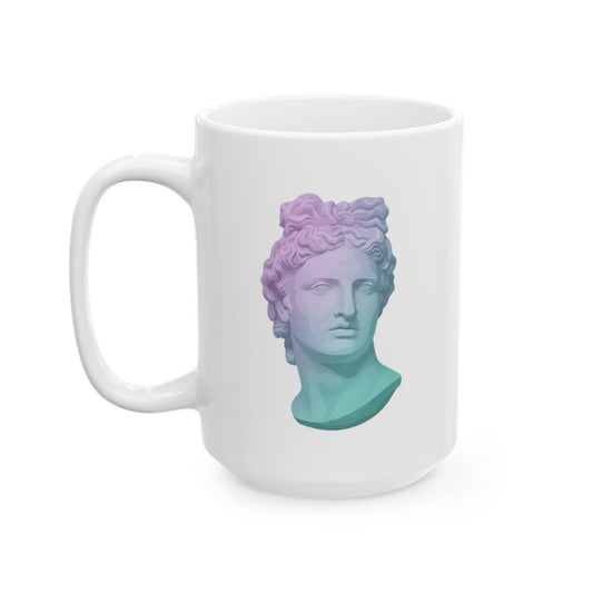 "Dreamscape" White Ceramic Mug — Graphic