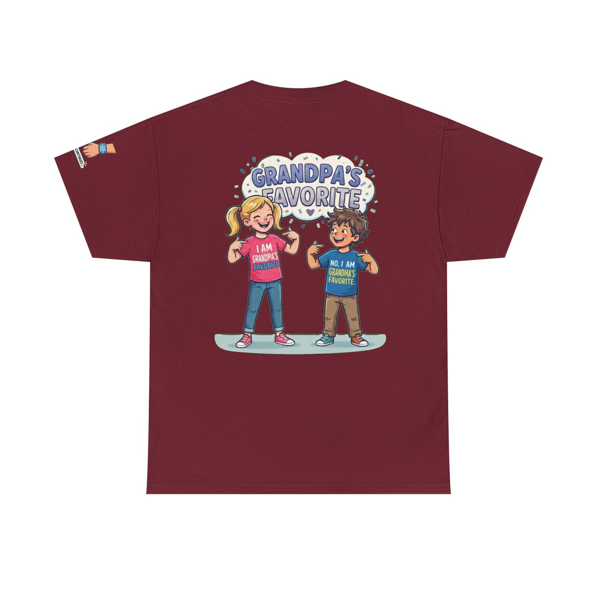 Color: Garnet | Grandpa's Favorite Premium Graphic Tee