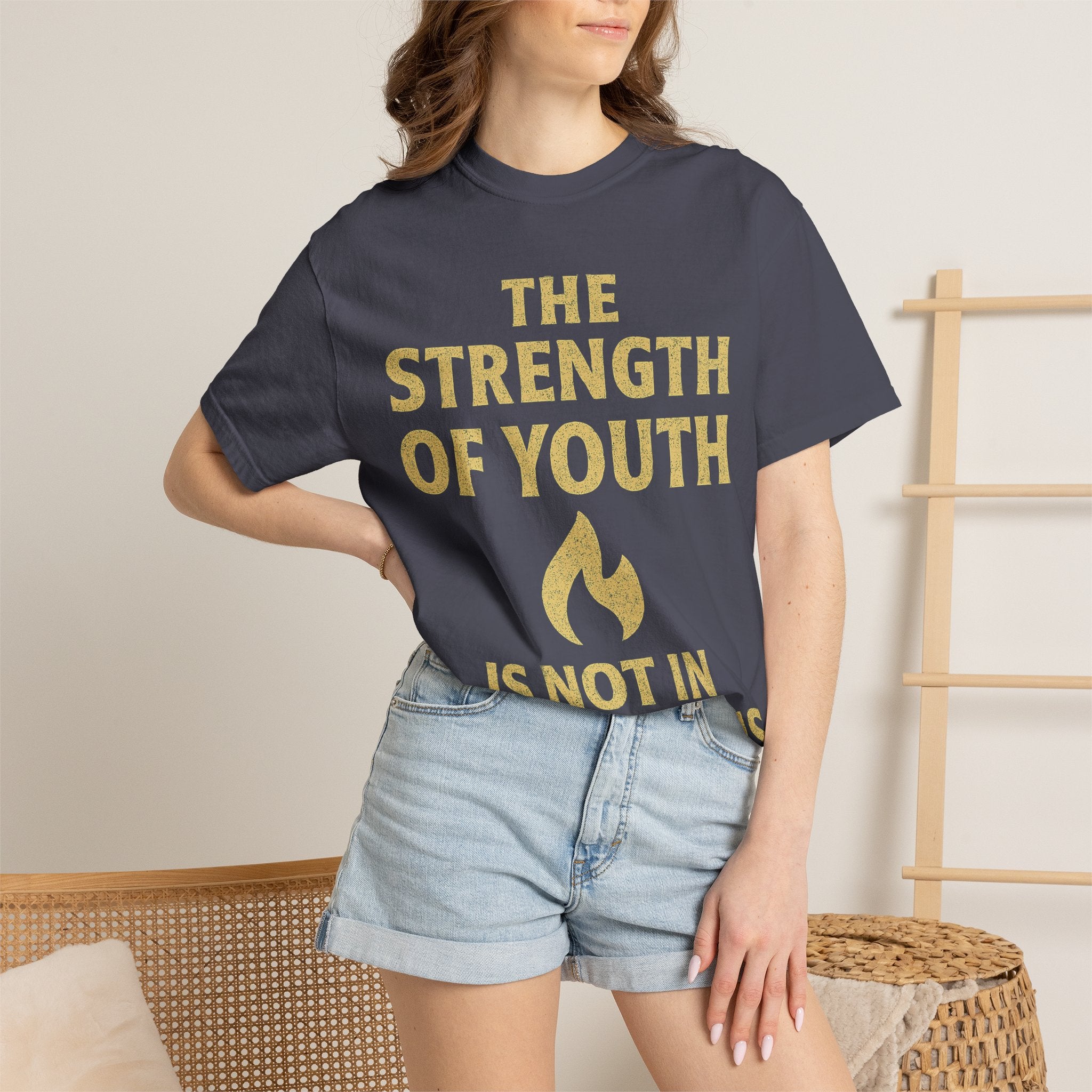 "Strength of Youth" Unisex Garment-Dyed T-shirt