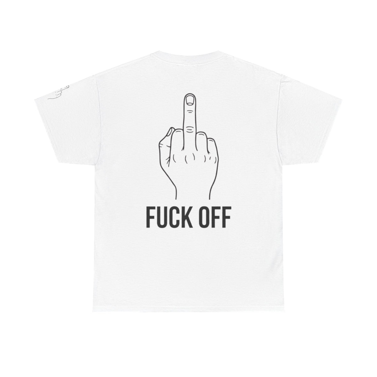 Color: White | F@#% OFF Premium Graphic Tee