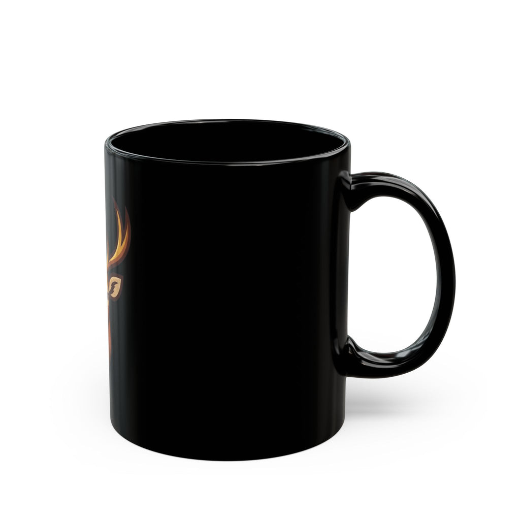 "August Legend" Black Ceramic Mug — Graphic
