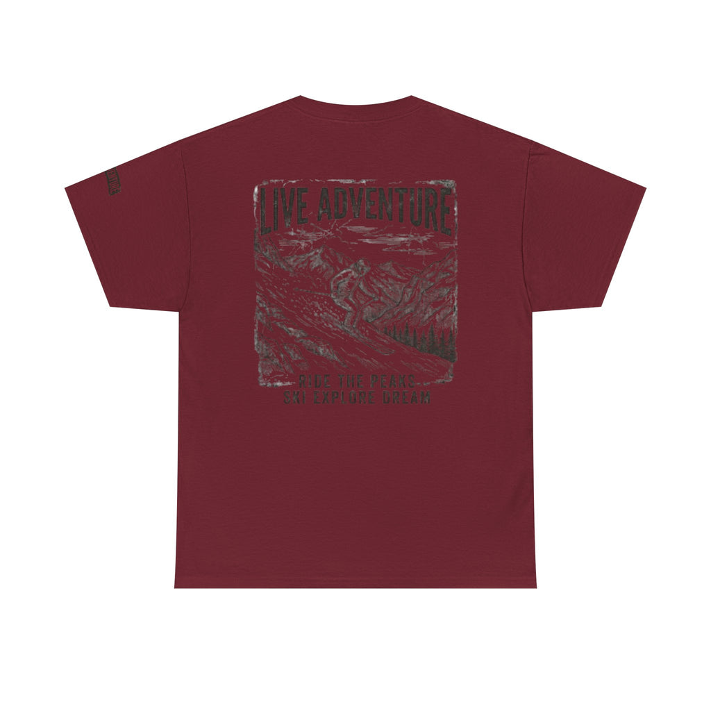 "Live Adventure - Ski" Premium Graphic Tee