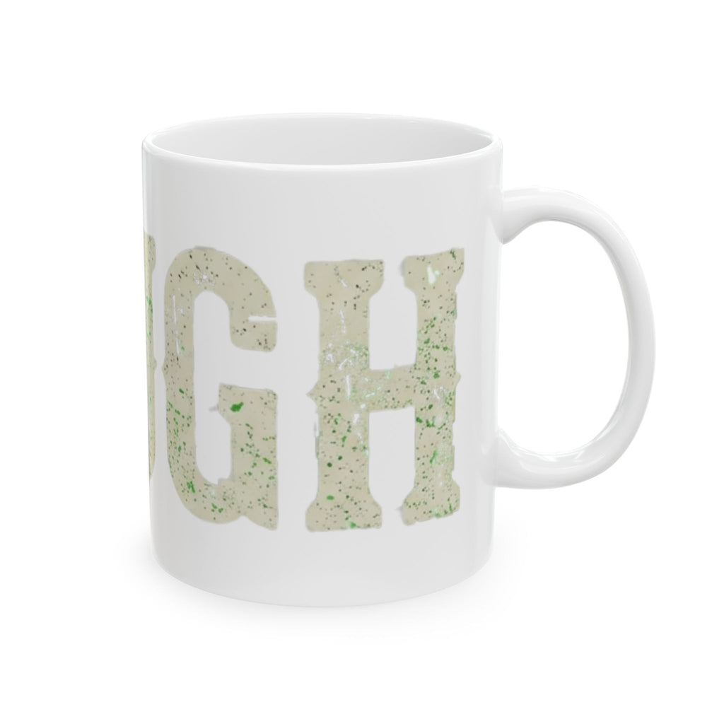"Choose to Laugh" White Ceramic Mug — Graphic