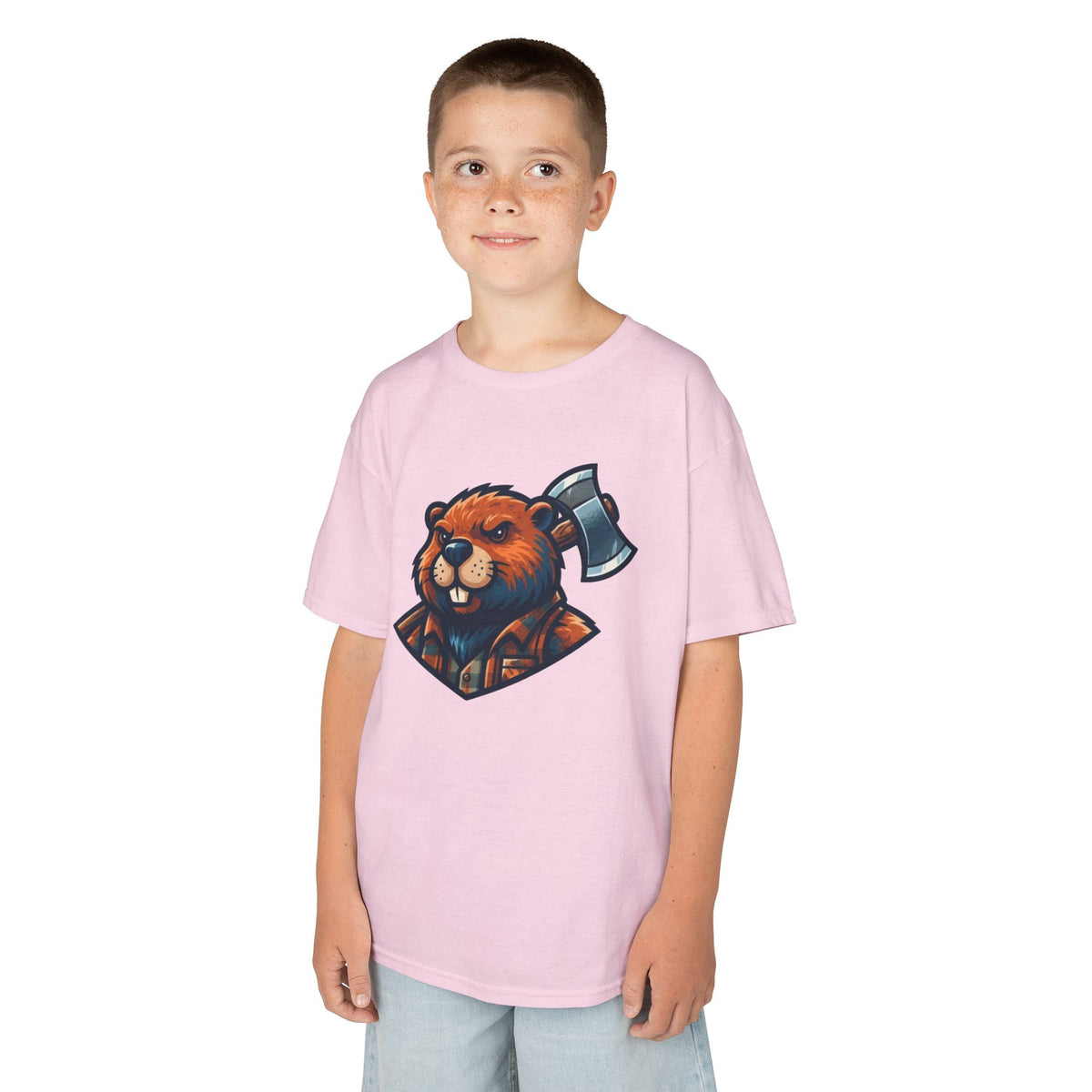 Color: Light Pink | In Desperate Need of Good Hard Wood Kids Tee