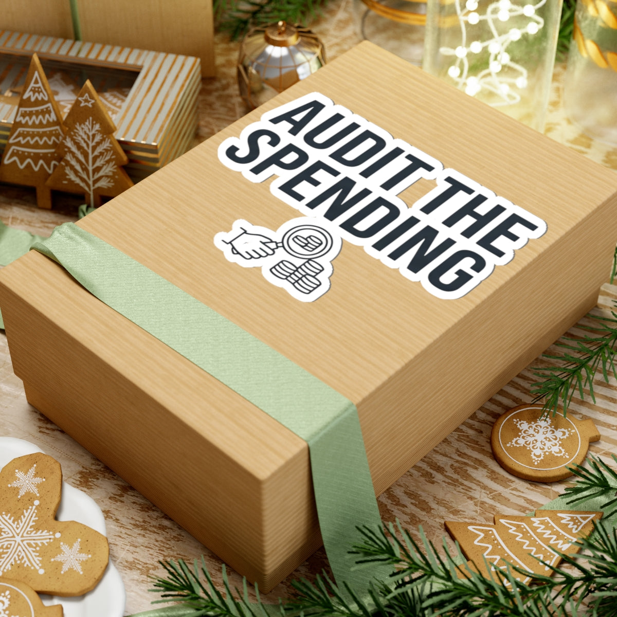 "Protest Series - Audit The Spending" Sticker