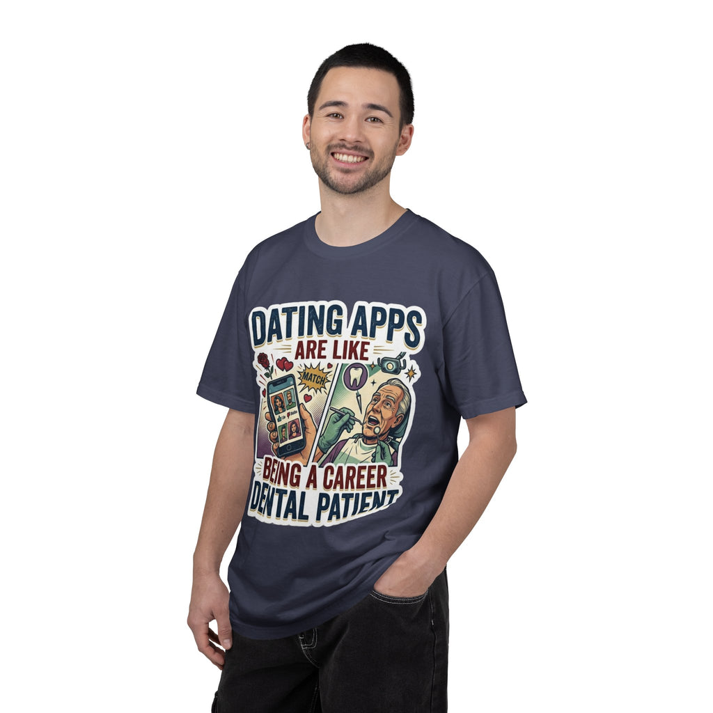 "Dating Apps" Unisex Garment-Dyed Tee
