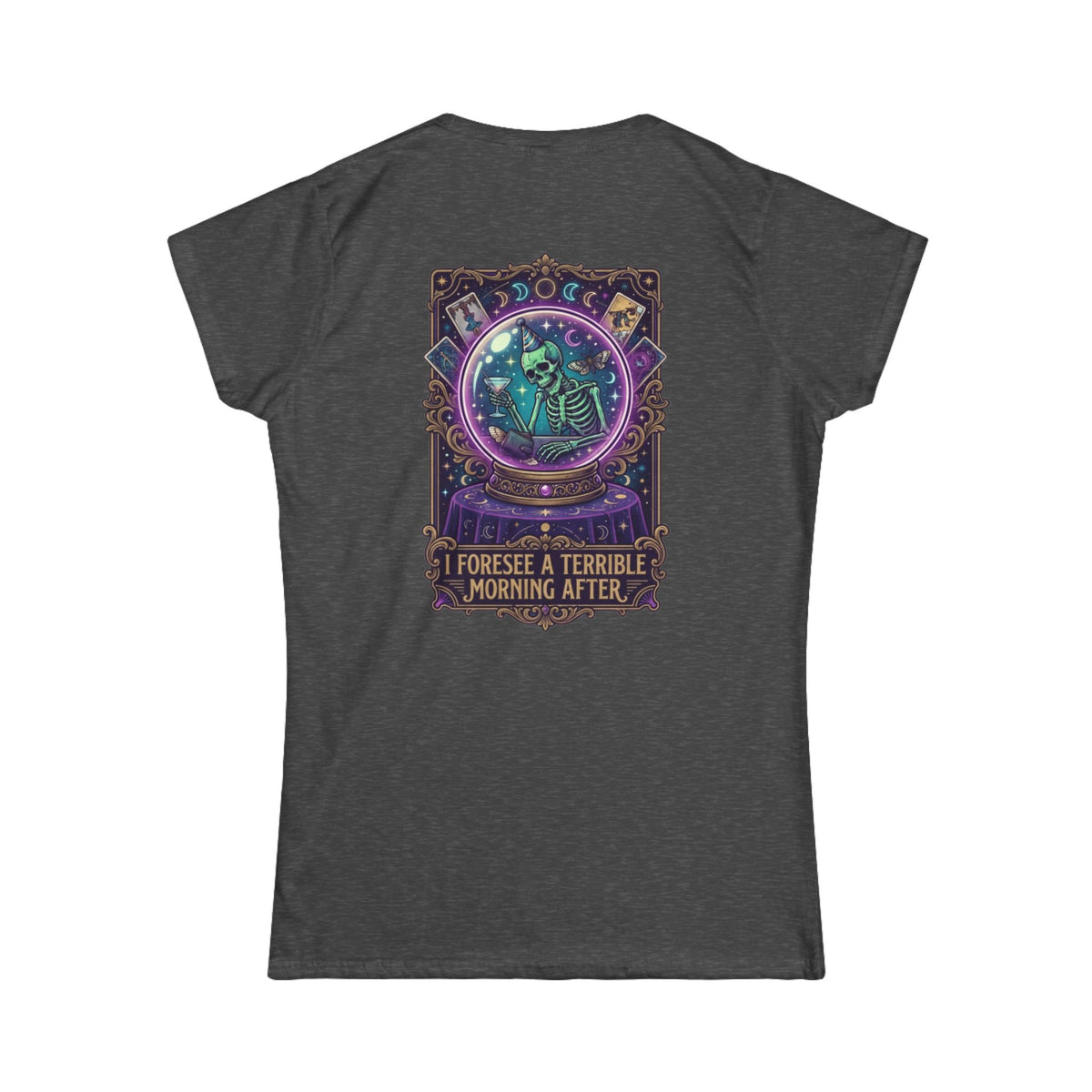 Color: Dark Heather | I Foresee A Terrible Morning After Women's Tee