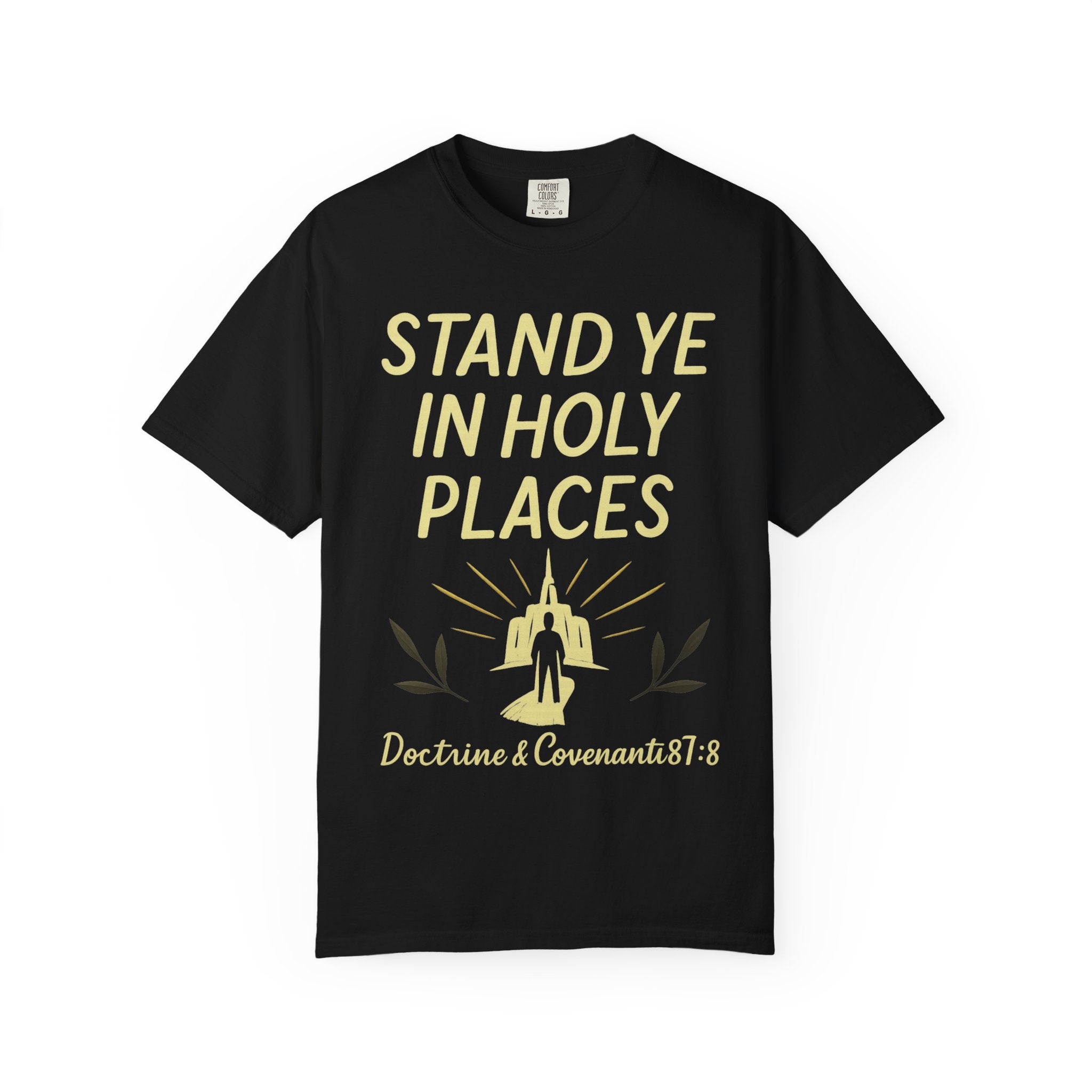 "Stand in Holy Places" Unisex Garment-Dyed T-shirt