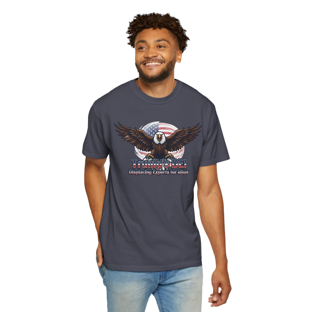 "Trumps DEI" Unisex Garment-Dyed Tee