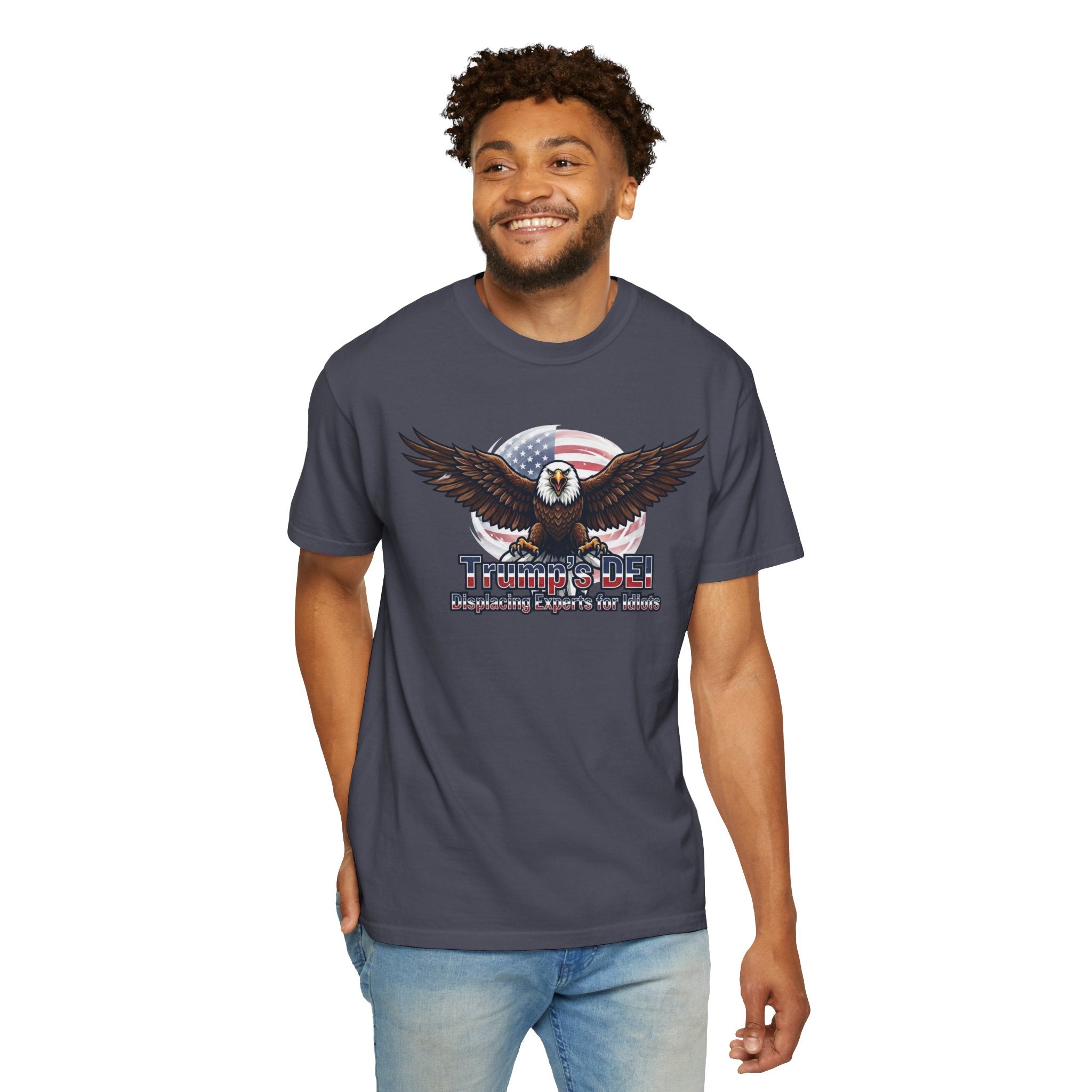 "Trumps DEI" Unisex Garment-Dyed Tee