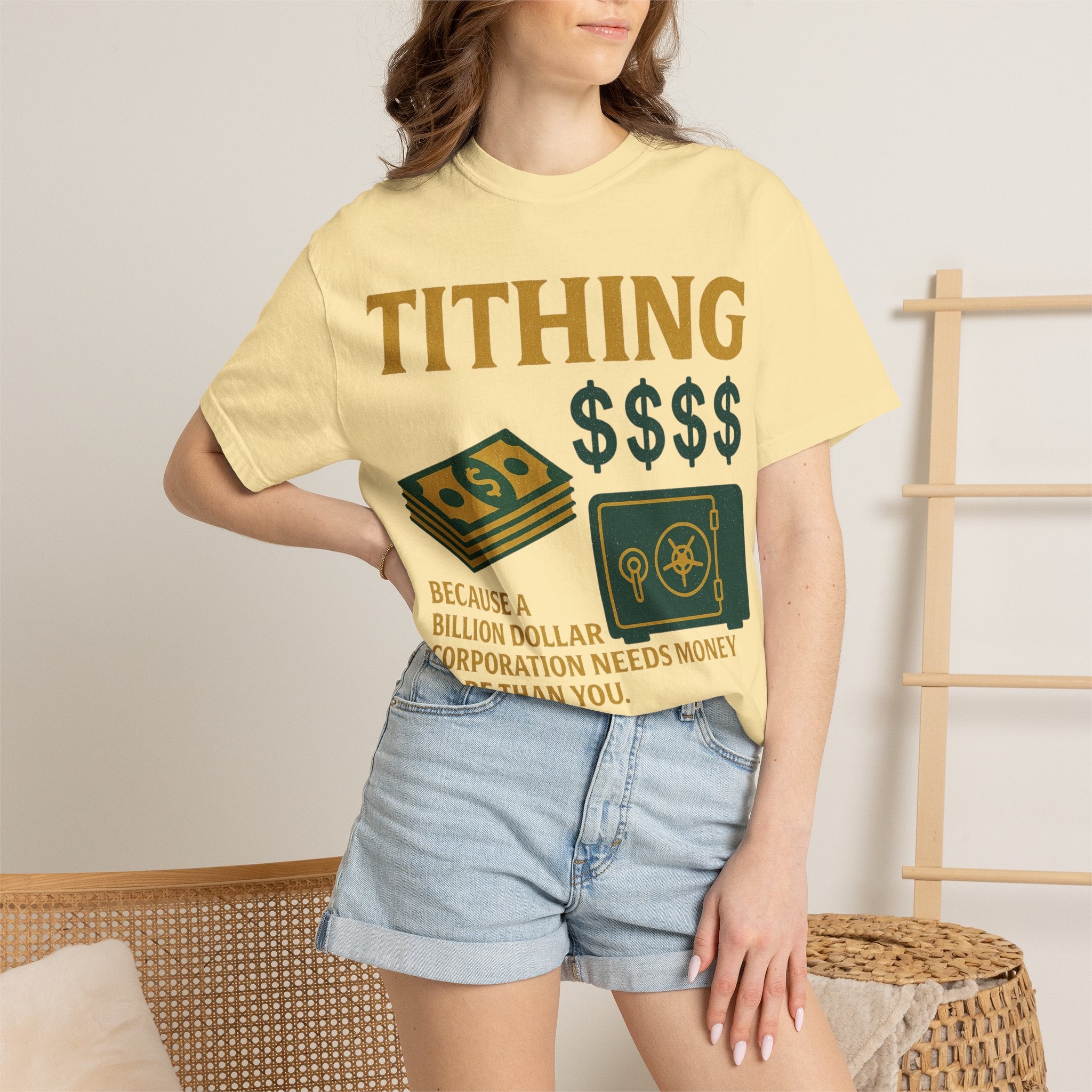 "Corporate Charity" Unisex Garment-Dyed T-shirt