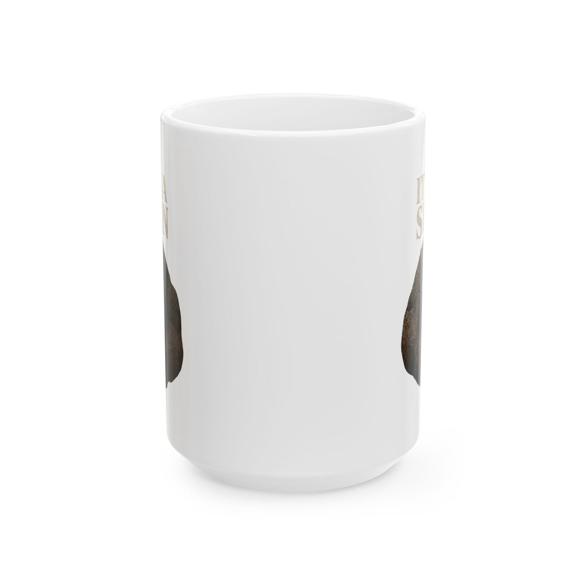 "Good Book Series It's a Sign" White Ceramic Mug — Graphic