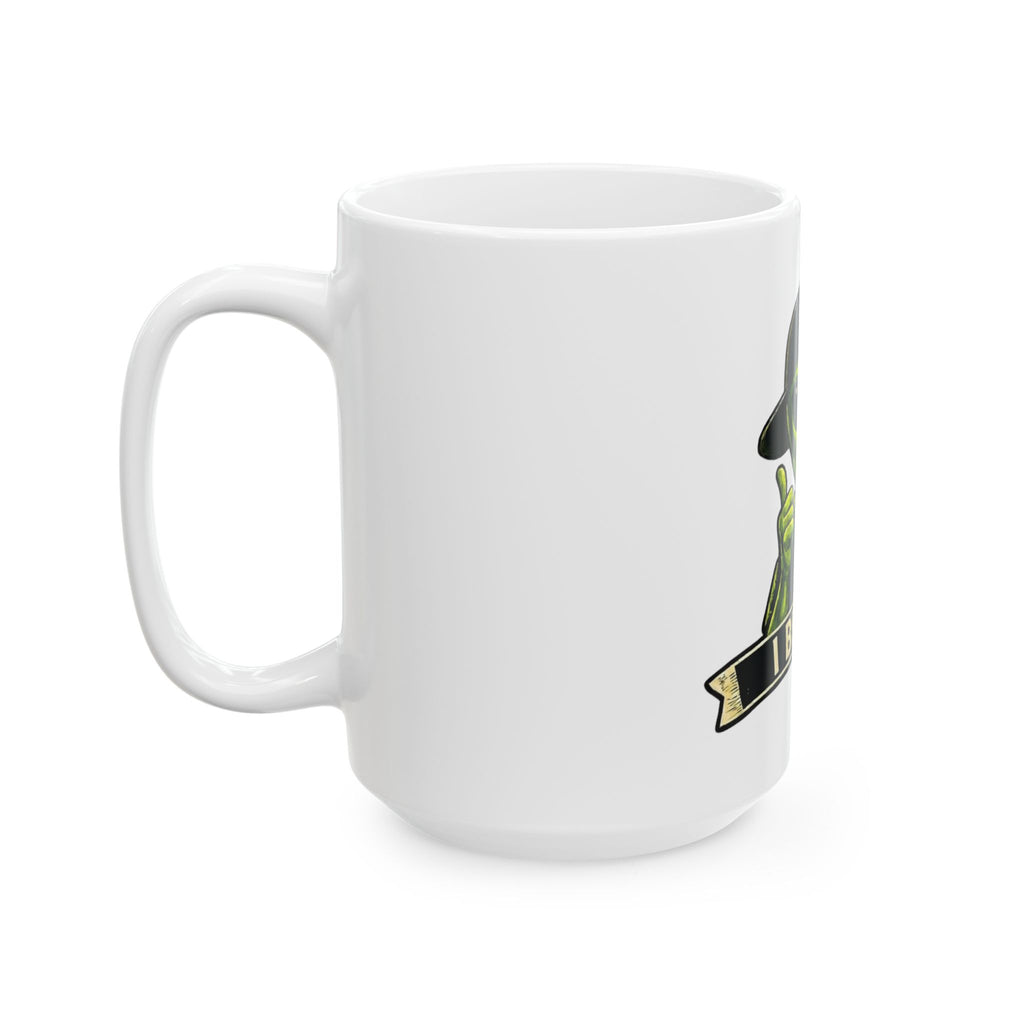 "I Believe" White Ceramic Mug — Graphic