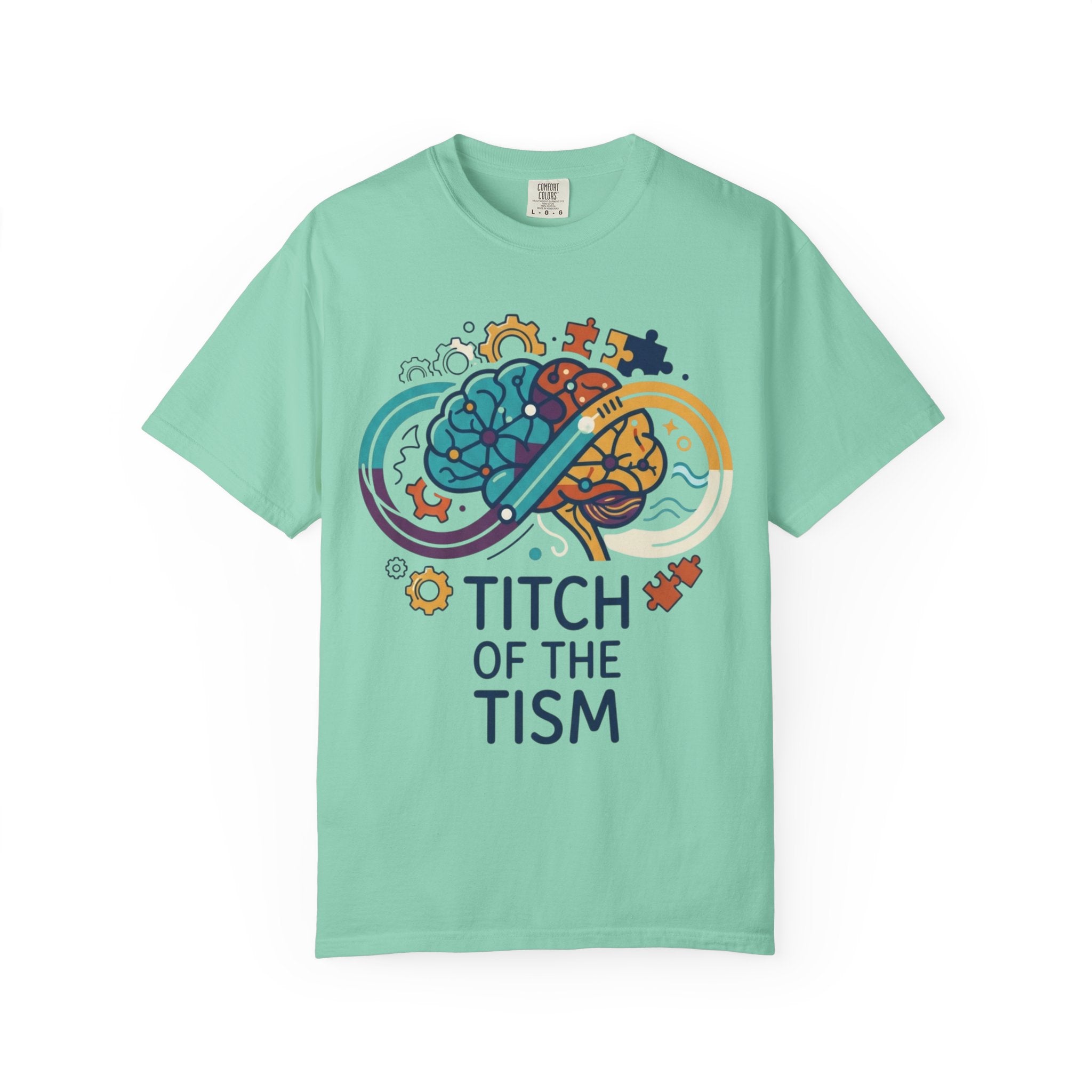 "Titch of the Tism" Unisex Garment-Dyed Tee