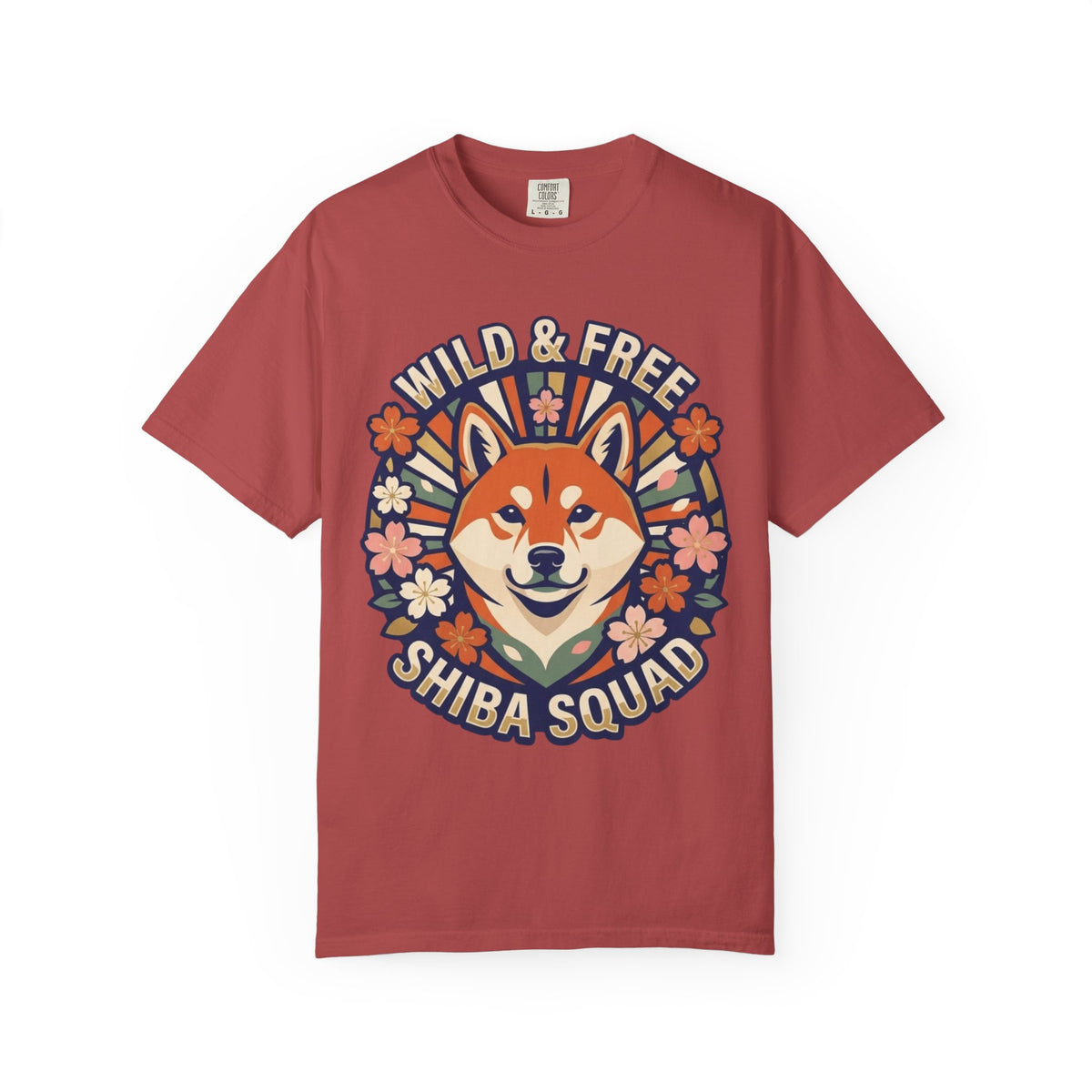 "Shiba Squad" Unisex Garment-Dyed Tee