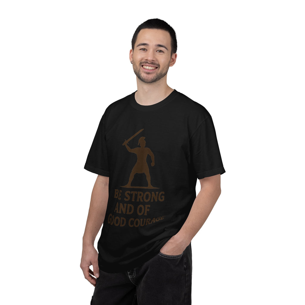 "Be Strong and of Good Courage-2" Unisex Garment-Dyed T-shirt