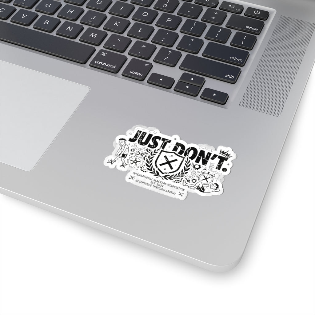 The Anti-Motivational Manifesto | Kiss-Cut Sticker — AttitudeShirts
