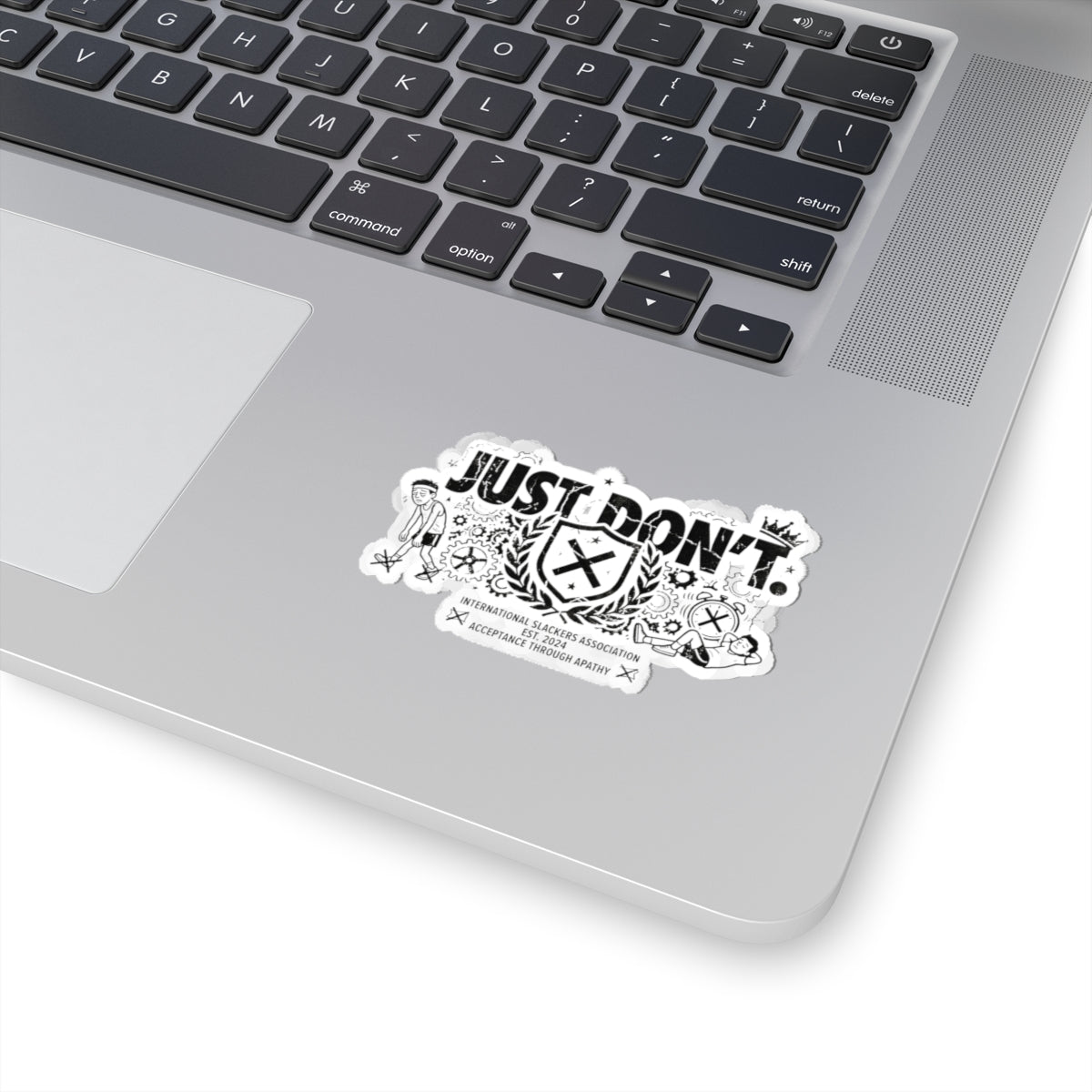 The Anti-Motivational Manifesto | Kiss-Cut Sticker — AttitudeShirts