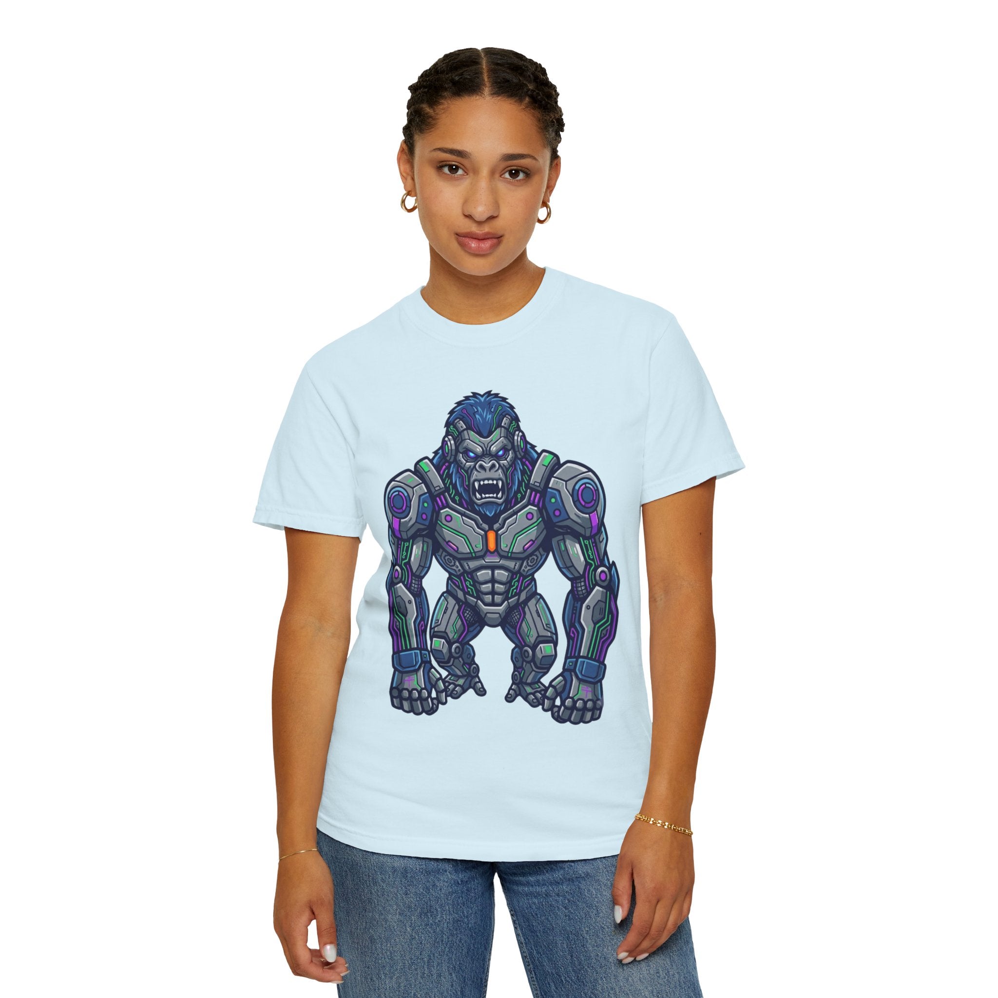 "Cyber Gorilla" Unisex Garment-Dyed Tee